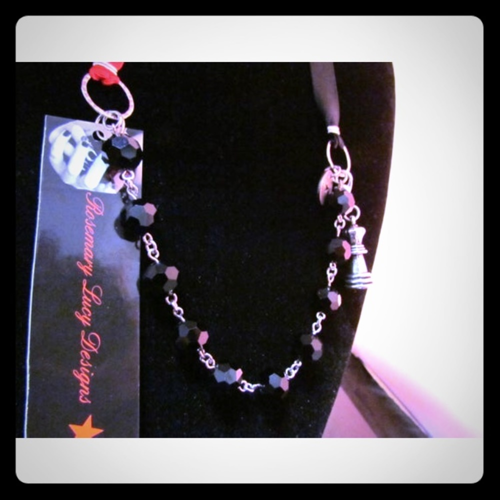 ribbon necklace or bracelet wrap